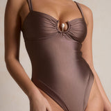 Arora Balconette One Piece - Latte