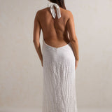 Vela Backless Maxi Dress - Coconut