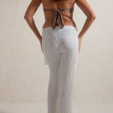 Sora Sash Front Trouser - Coconut
