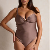 Arora Balconette One Piece - Latte