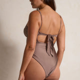 Arora Balconette One Piece - Latte